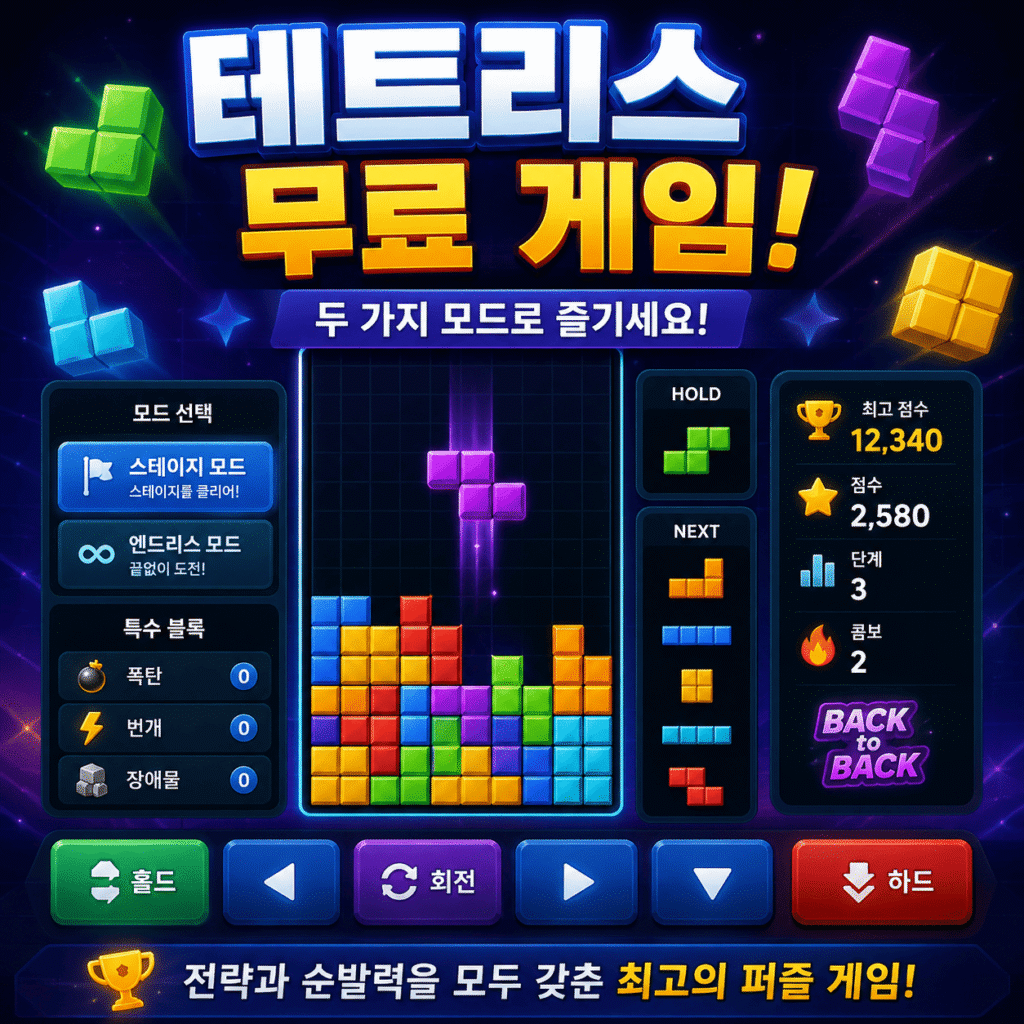 테스리스 무료 게임